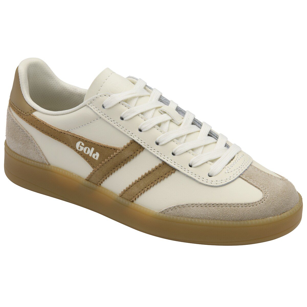 Sneakers Viper Leather bianco/caramello, GOLA