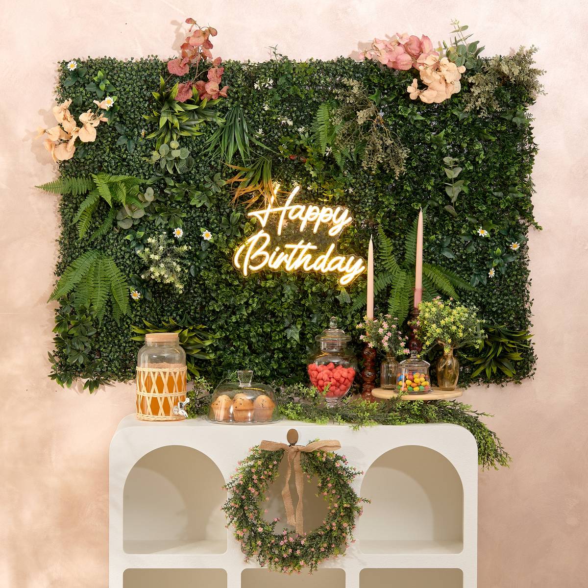 Néon LED HAPPY BIRTH chick yellow, ATMOSPHERA