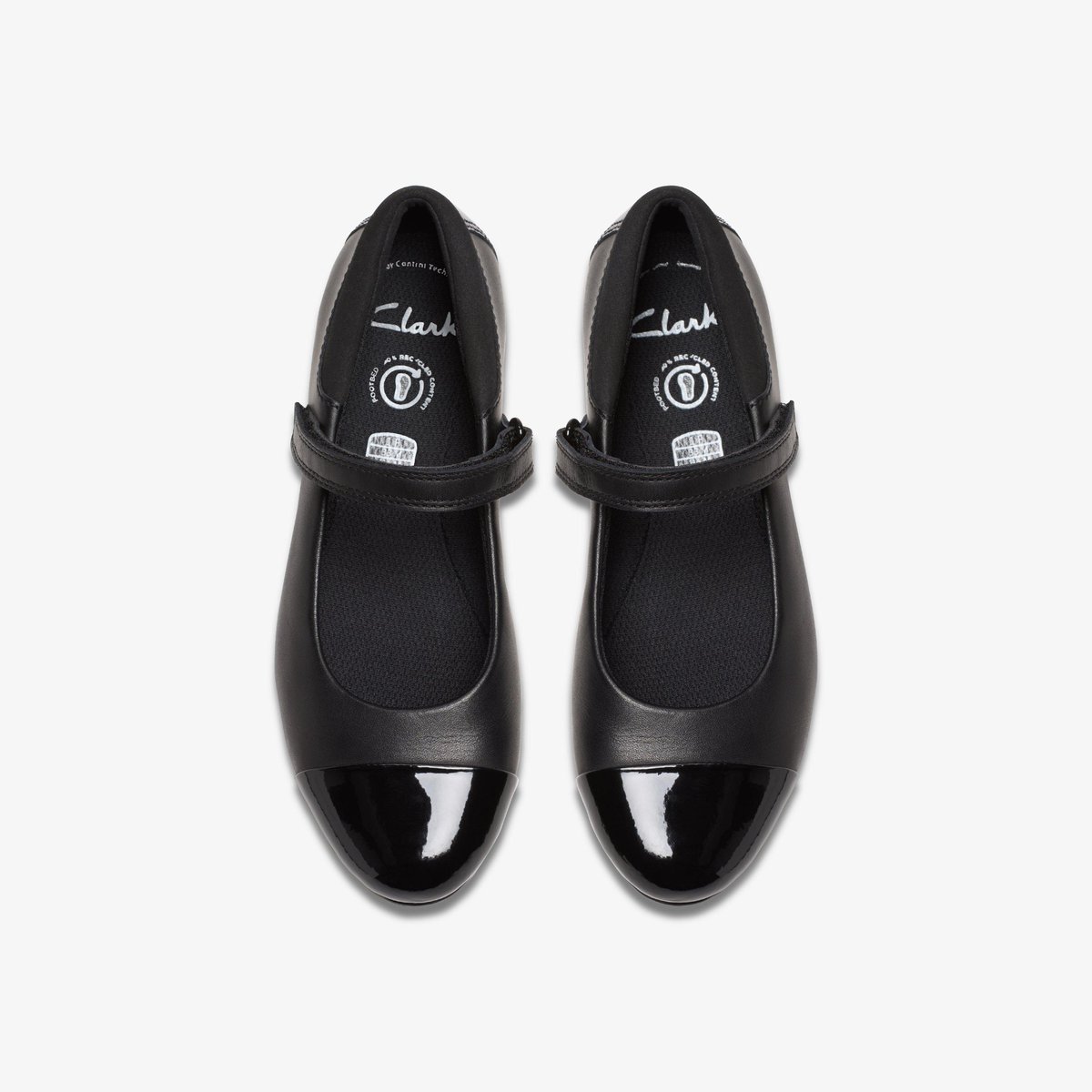 Ballerines Cuir SCALA GEM K noir, CLARKS