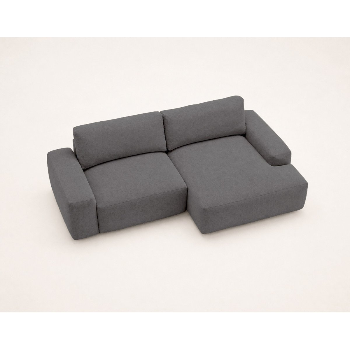 Canapé d'Angle Convertible 4 places - TAMA gris, BEST MOBILIER
