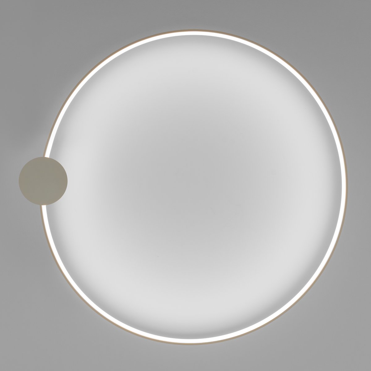Plafonnier Aluminium Beige LED 1 Rio beige, EDEN