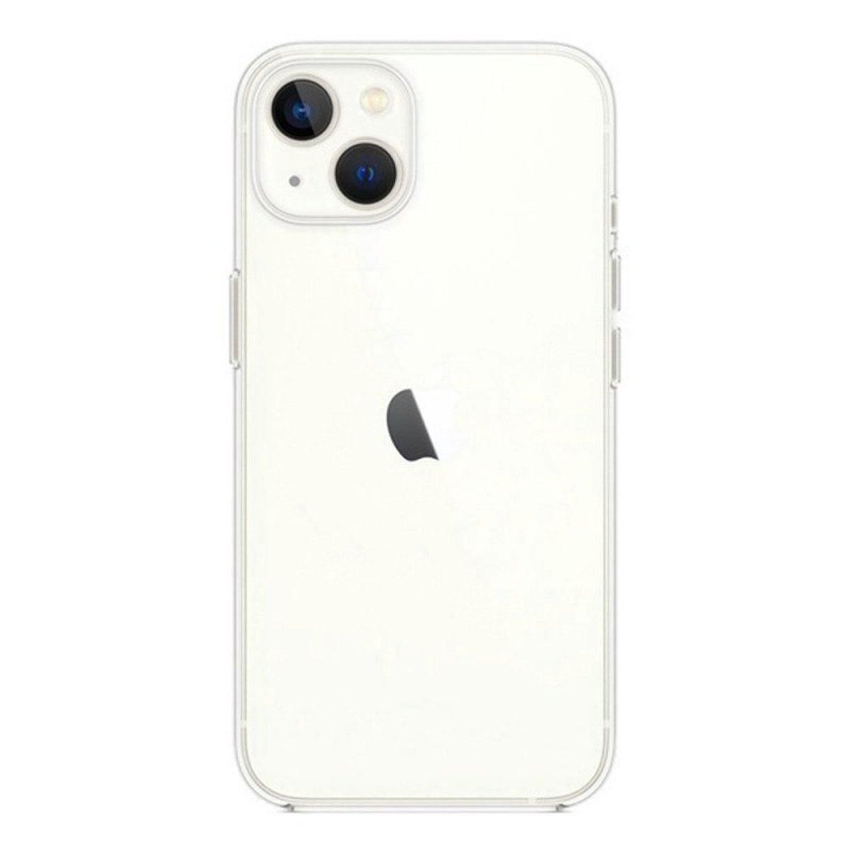 Coque silicone iPhone 14 transparent, EVETANE