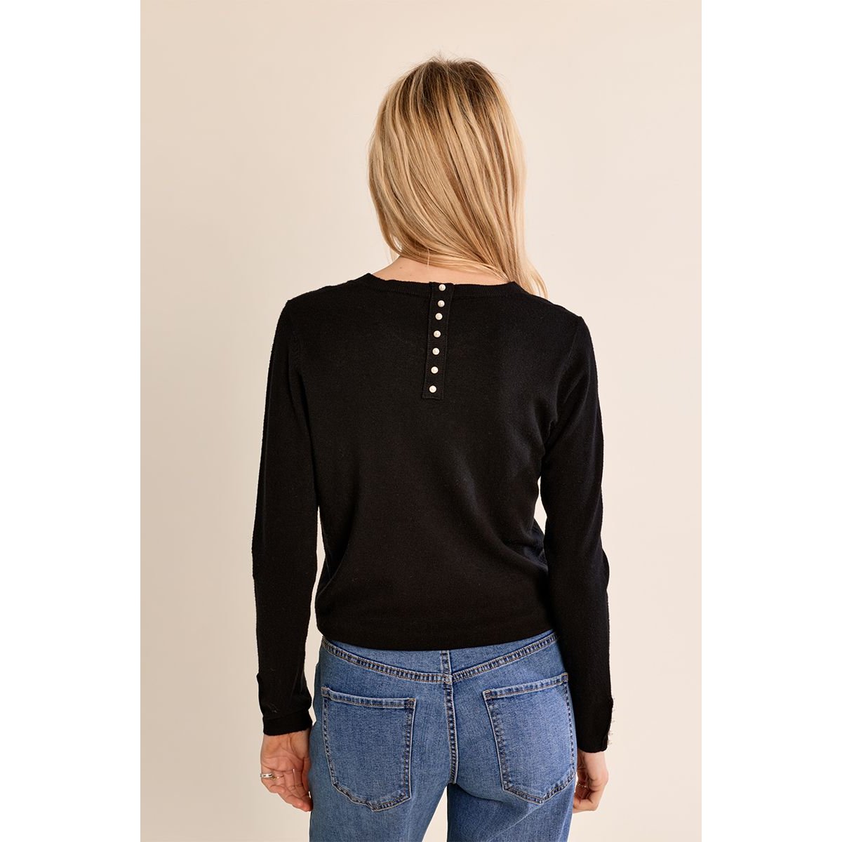 Top en maille fine noir, MOLLY BRACKEN