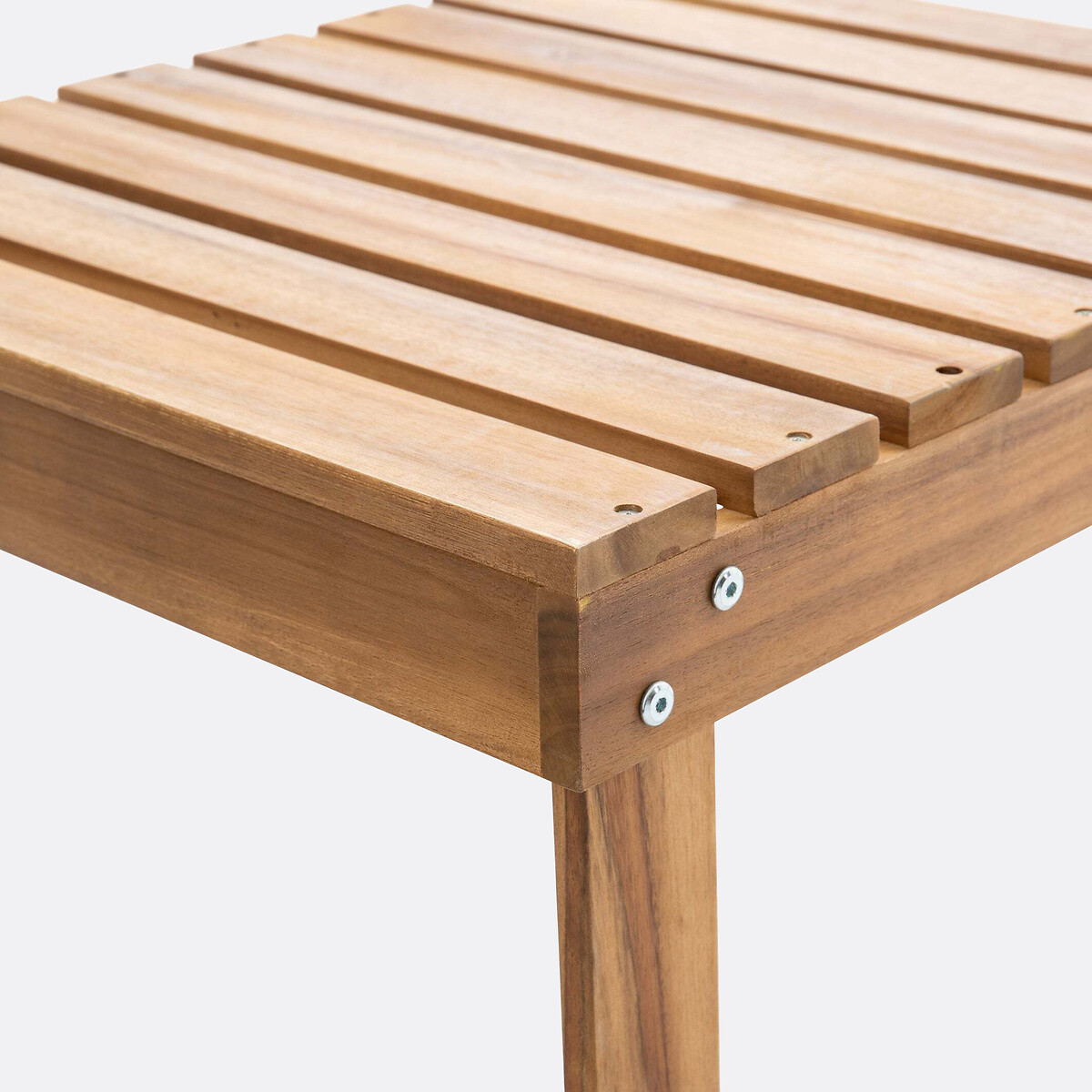 Zeda Acacia Footrest / Table light natural wood, LA REDOUTE INTERIEURS