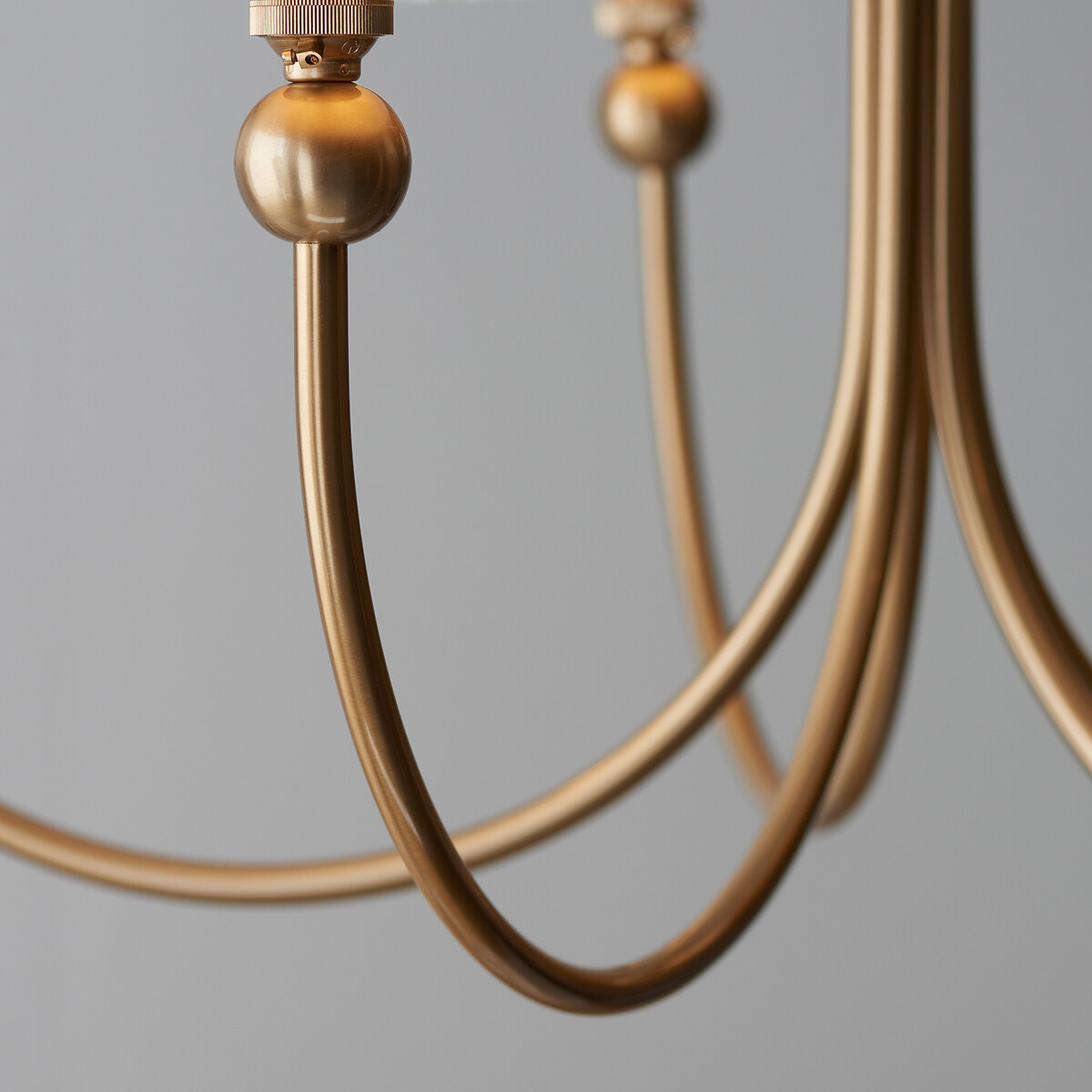 Sawyer 5-Light Curved Pendant Light in Brushed Aged Brass aged brass, ÉDITÉ