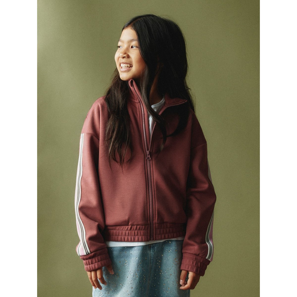 Sweat Zippé violet - wild ginger1, NAME IT