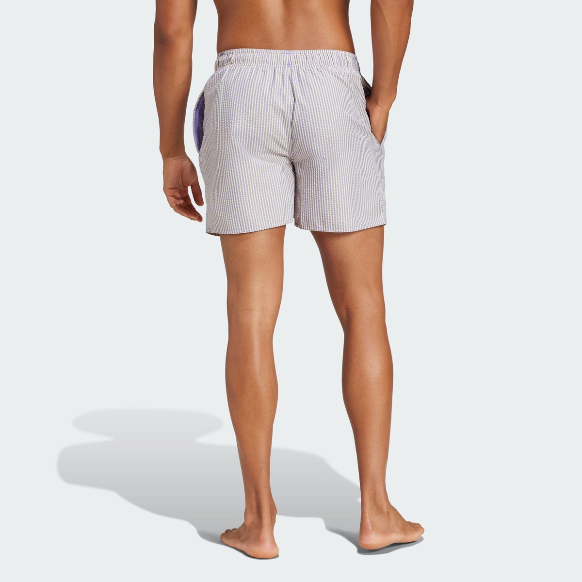 Short de bain court Stripey Classics cobalt blue / black, ADIDAS SPORTSWEAR