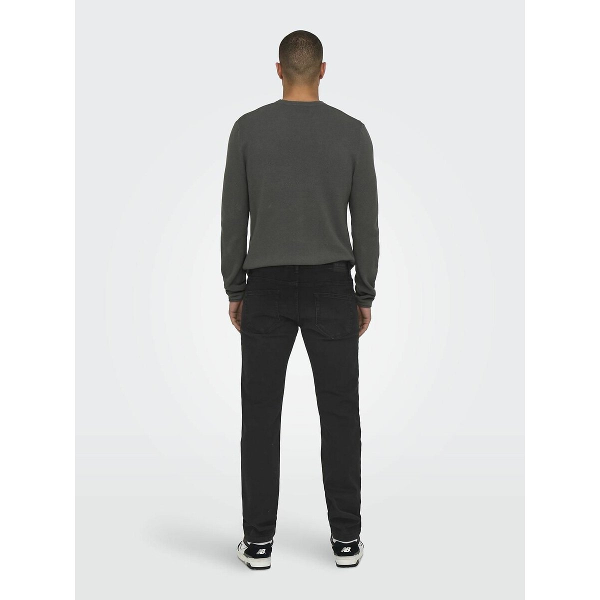 Rechte jeans Weft zwart, ONLY & SONS