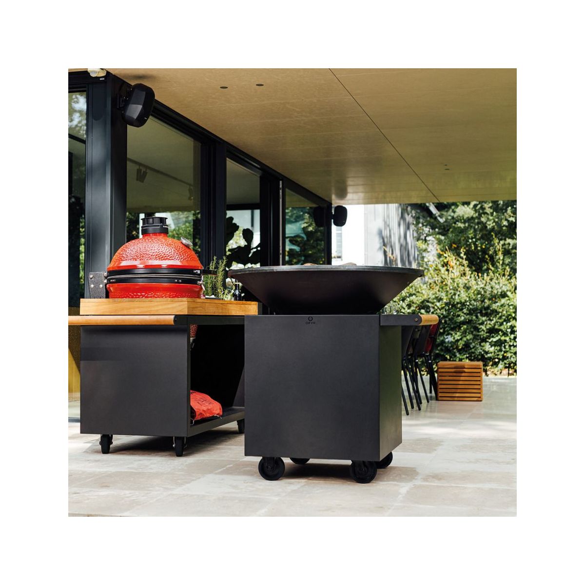 Brasero Classic Black 100 Pro OC2B100 couleur unique, OFYR