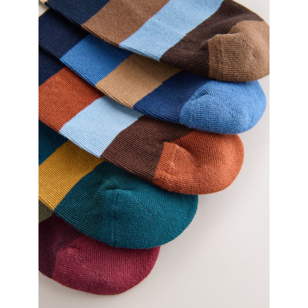 Chaussettes confortables et rembourrées bleu/rouge/vert, NEXT