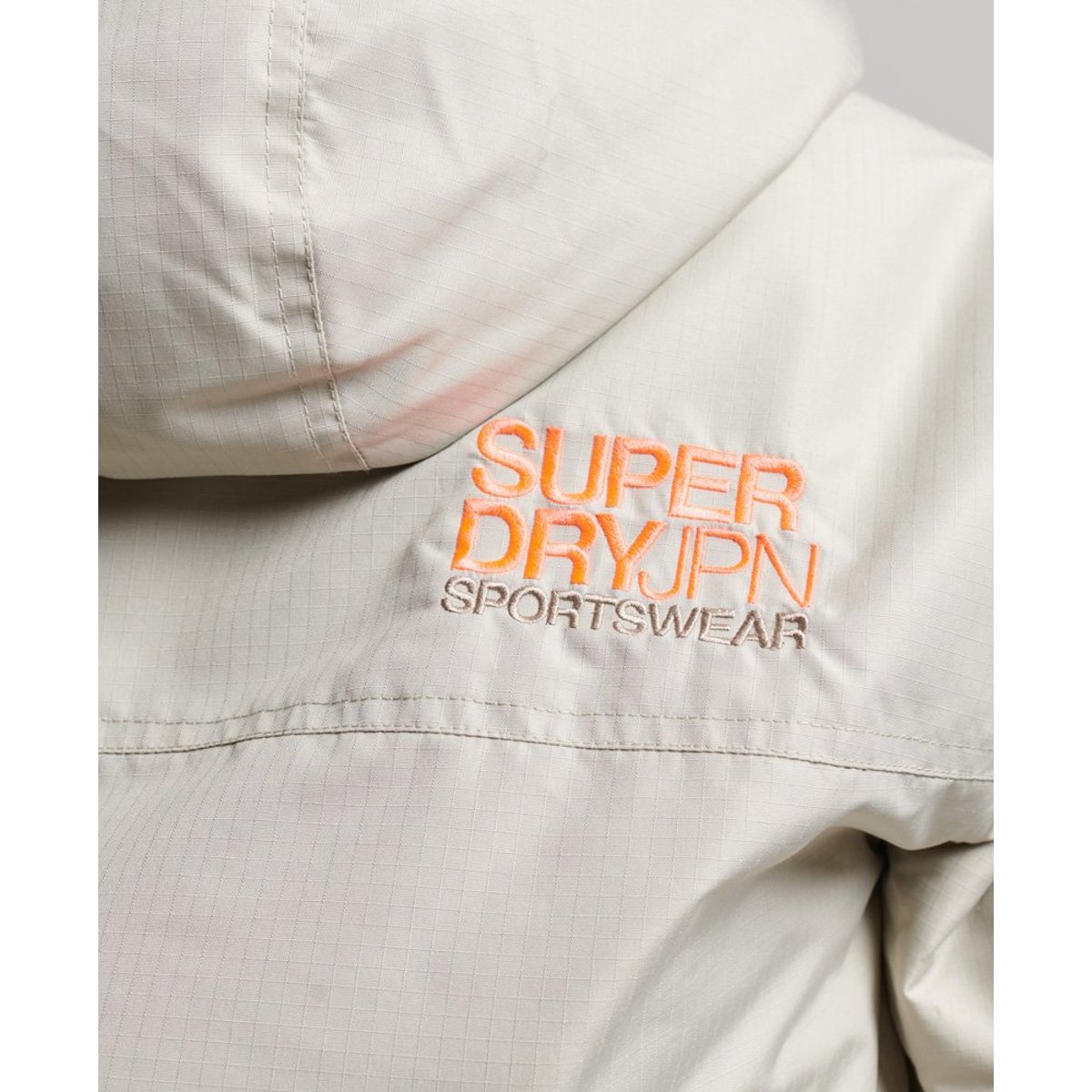 Veste SD-Windcheater gris saule quadrillage, SUPERDRY