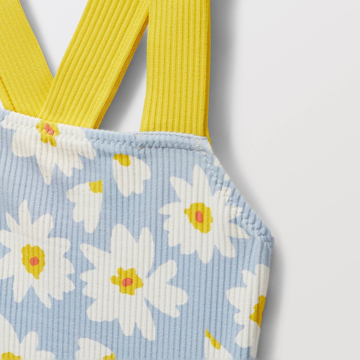 Maillot de bain 1 pièce imprimé celeste, MONOPRIX