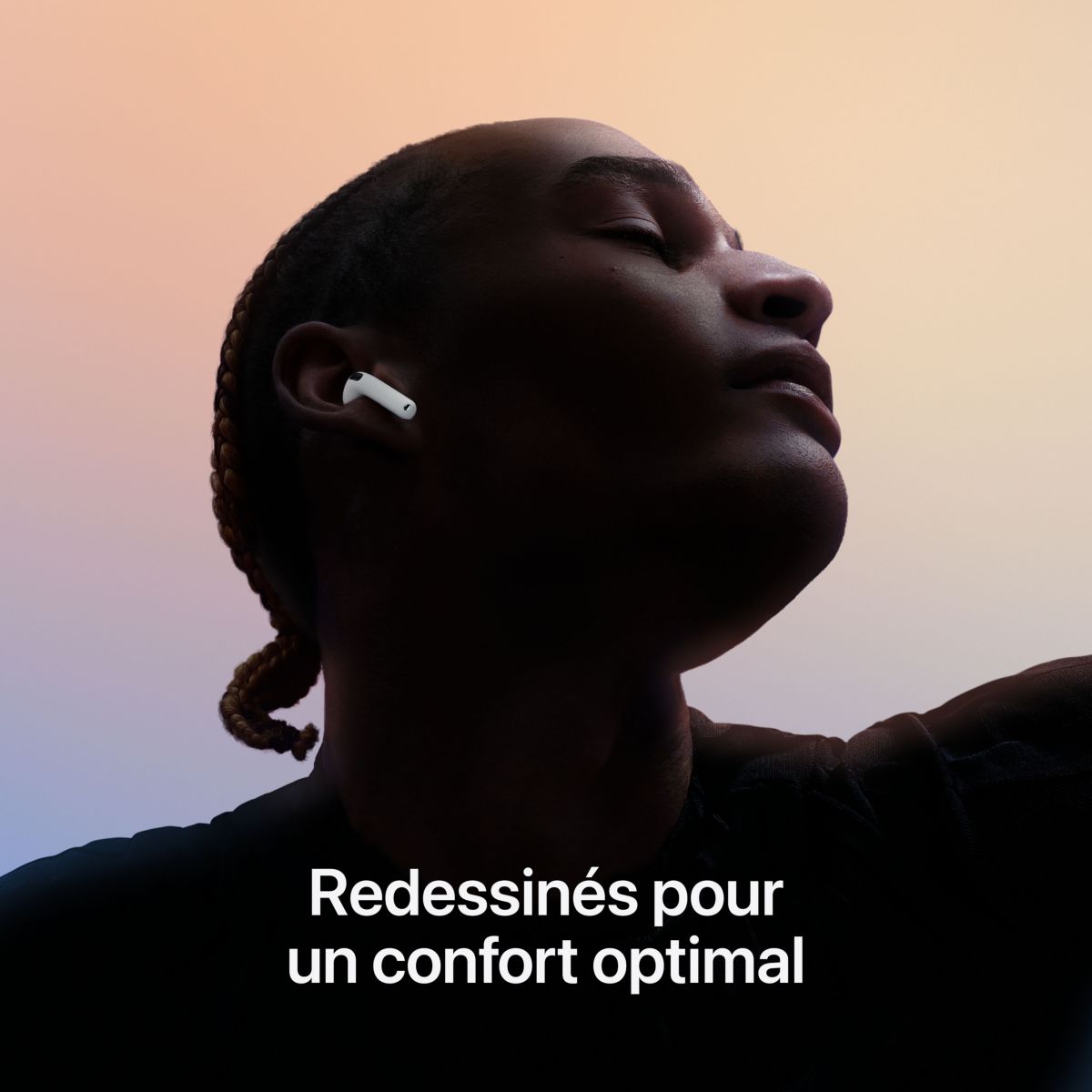 Ecouteurs AirPods 4 ANC blanc, APPLE