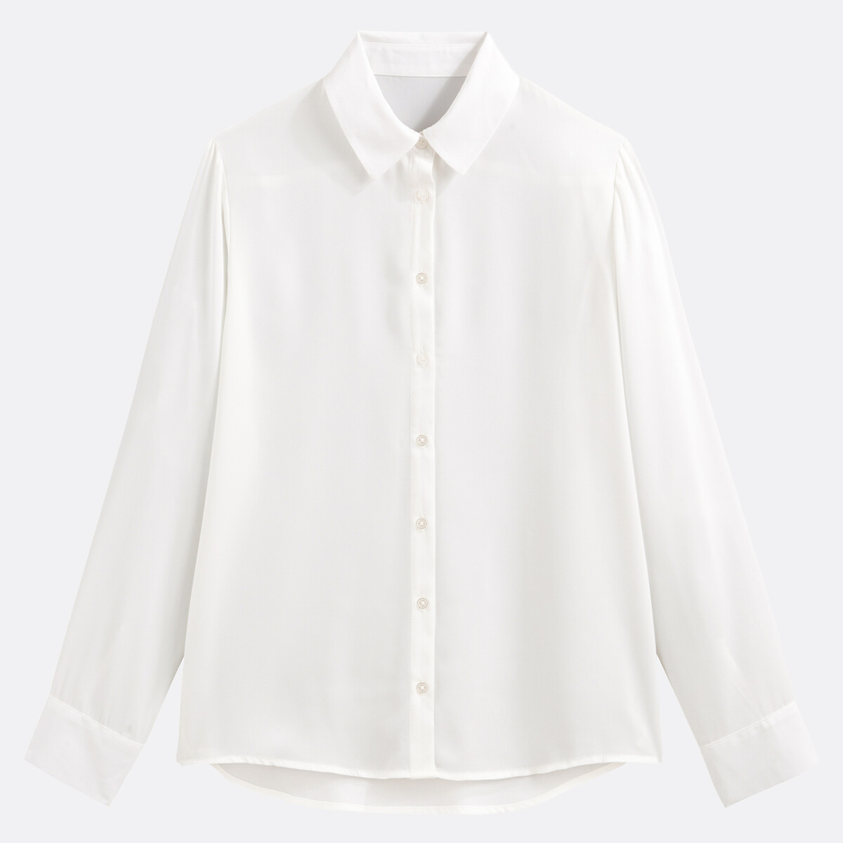 Chemise manches longues ivoire, LA REDOUTE COLLECTIONS