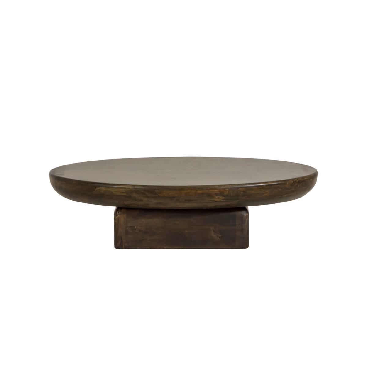 Table basse en bois de manguier MORANA bois foncé, MADE IN MEUBLES 