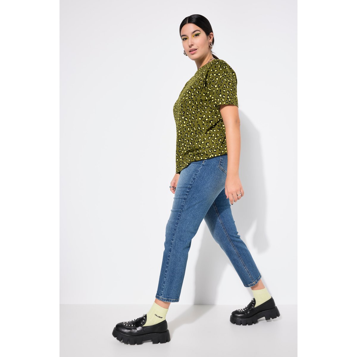 Jean Mom 5 poches bleu jean, STUDIO UNTOLD