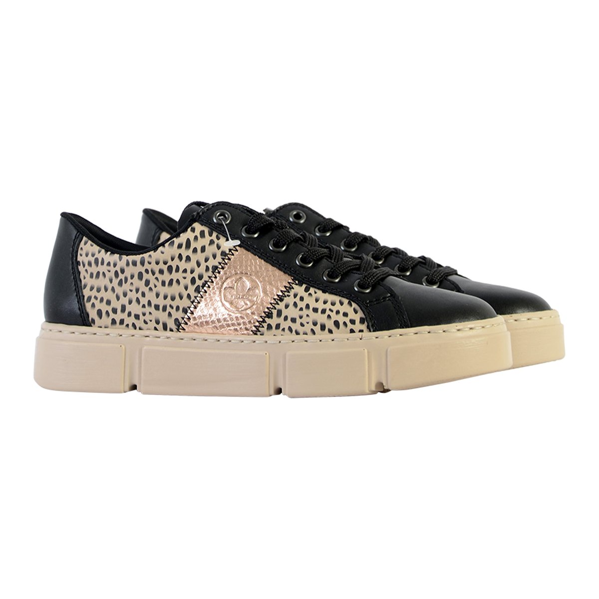 Basket Cuir Alabama beige comb, RIEKER
