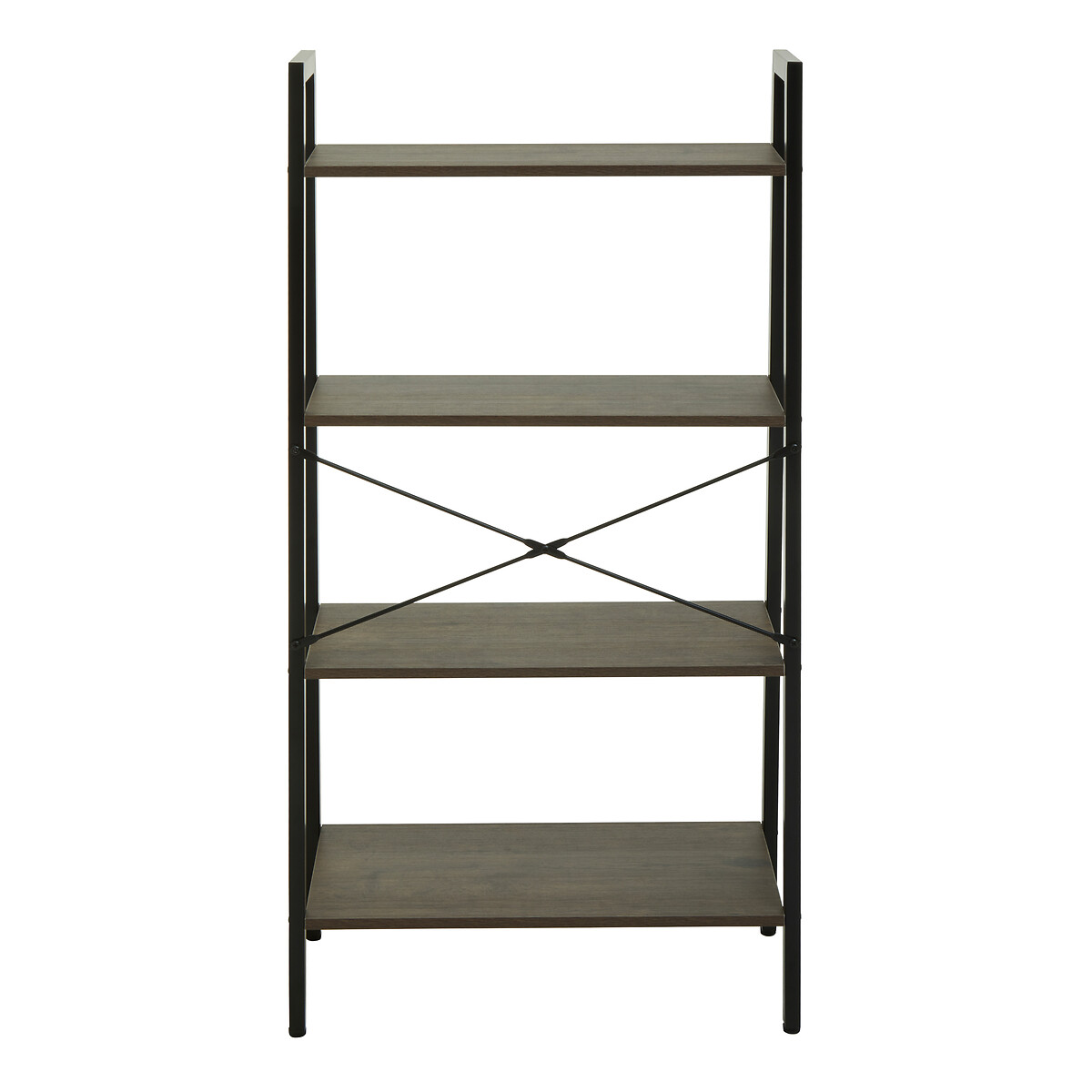 Harlan 4-Tier Ladder Shelf brown              , SO'HOME