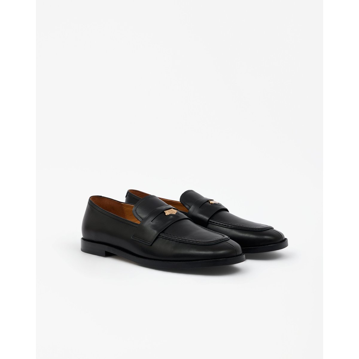 Mocassins à médaille LUCIANO GRACE noir, MI MAI