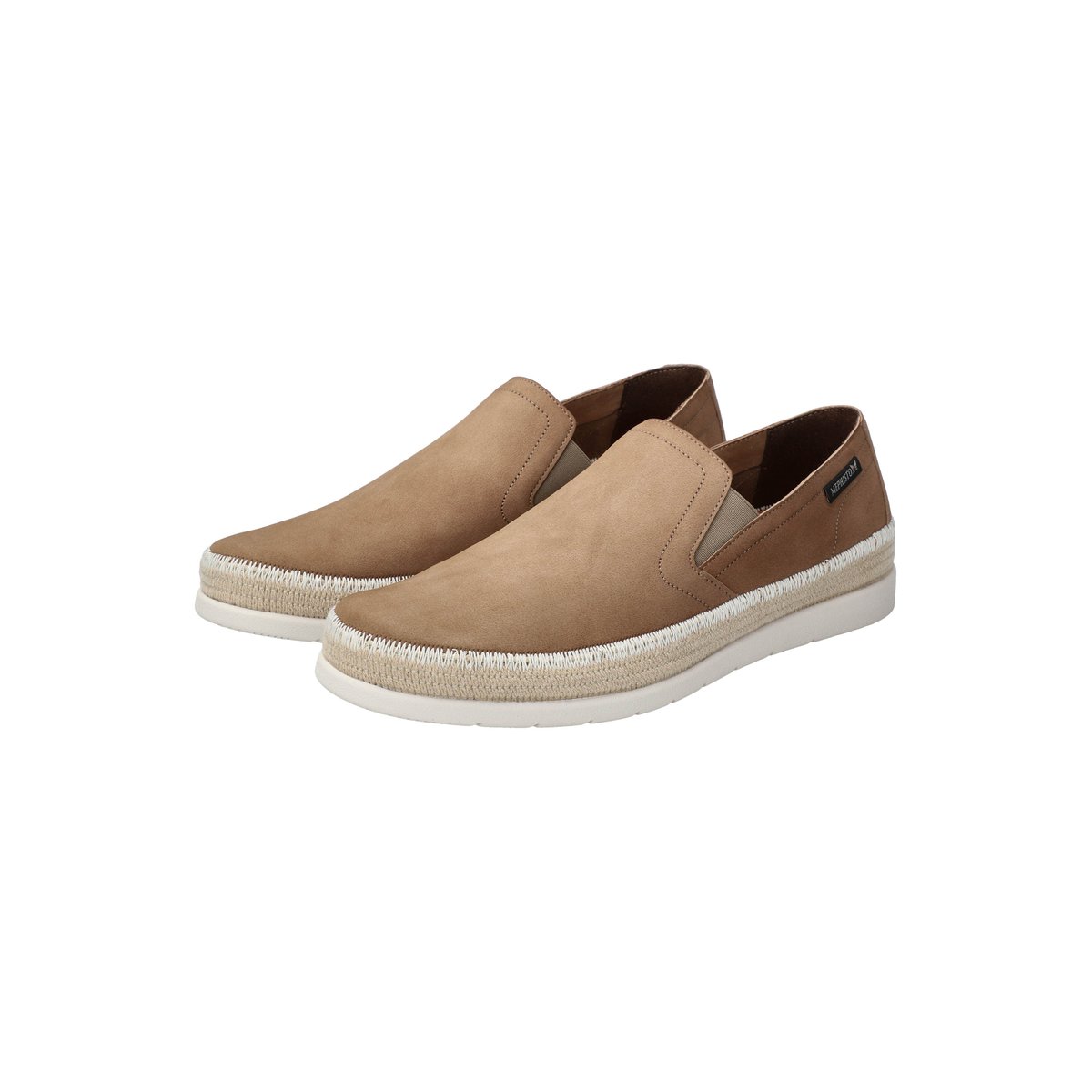 Baskets en cuir VOLKER taupe p5142703, MEPHISTO