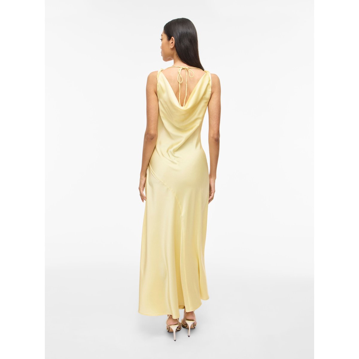 Robe Longue pastel yellow, VILA