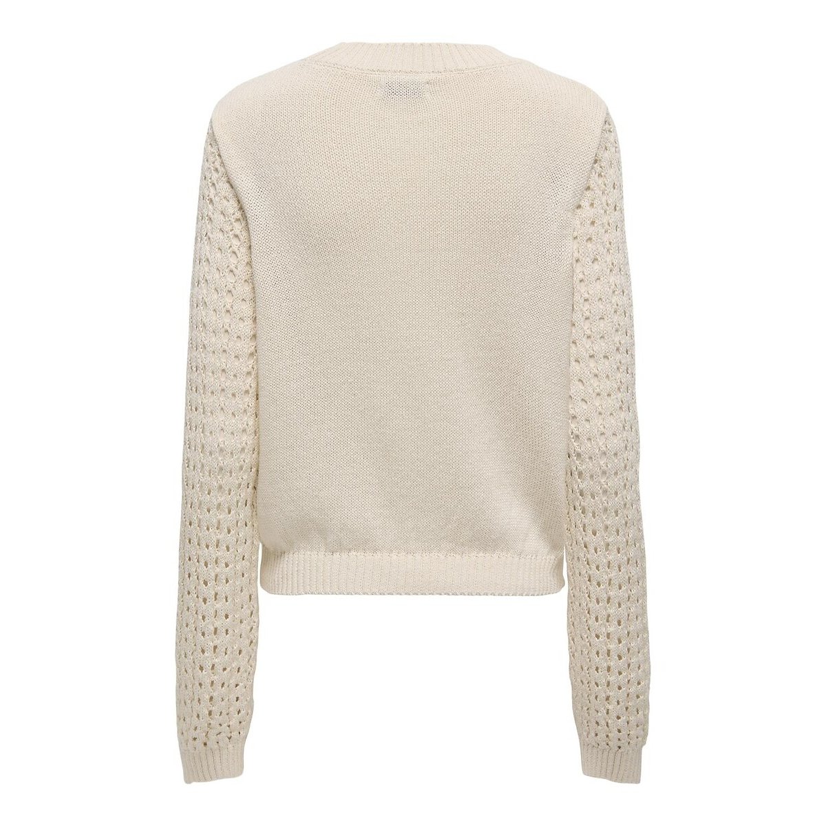 Pullover mit Ajourmuster, Grobstrick weiss, JDY