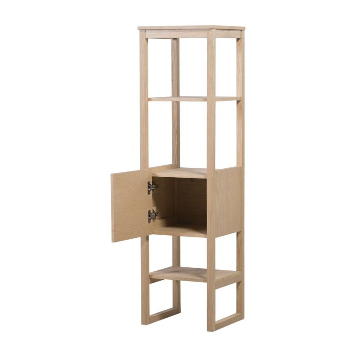 Meuble double +vasque +colonne ATOLL bois clair, MOB IN