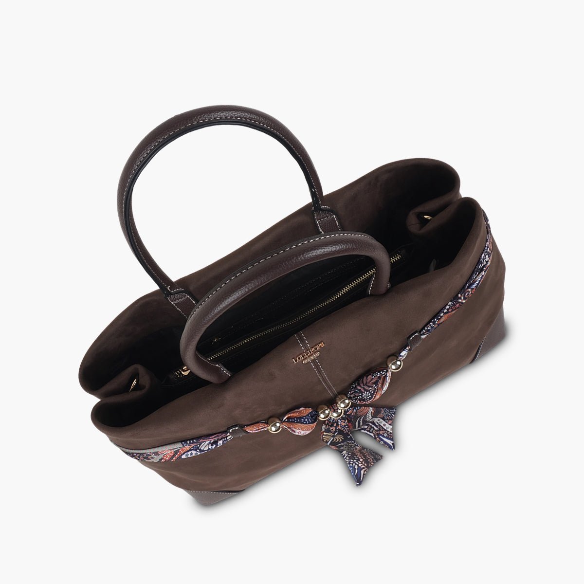 Grand sac shopper  Shirley marron, LOLLIPOPS