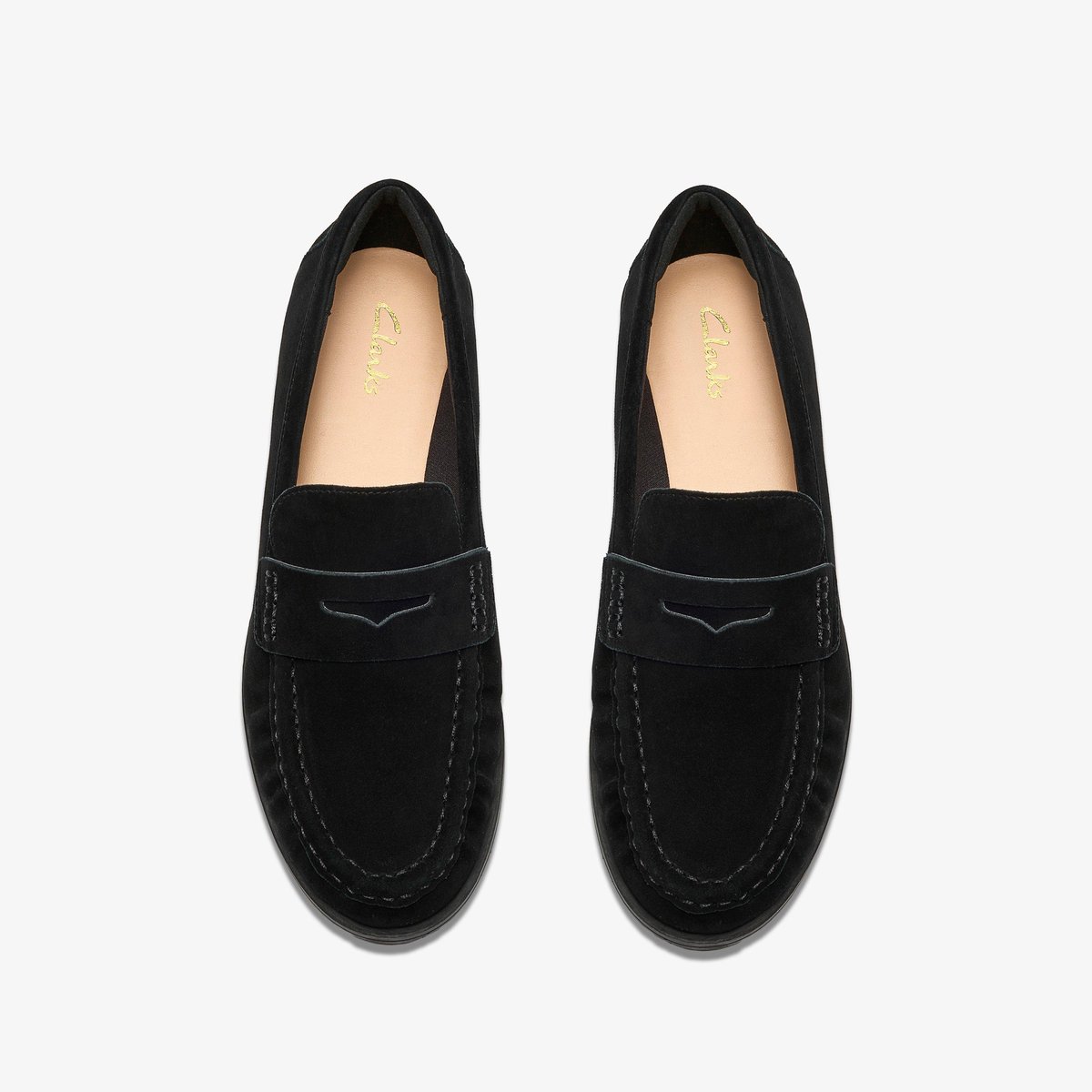 Mocassins Suède ALIXEA WALK noir, CLARKS
