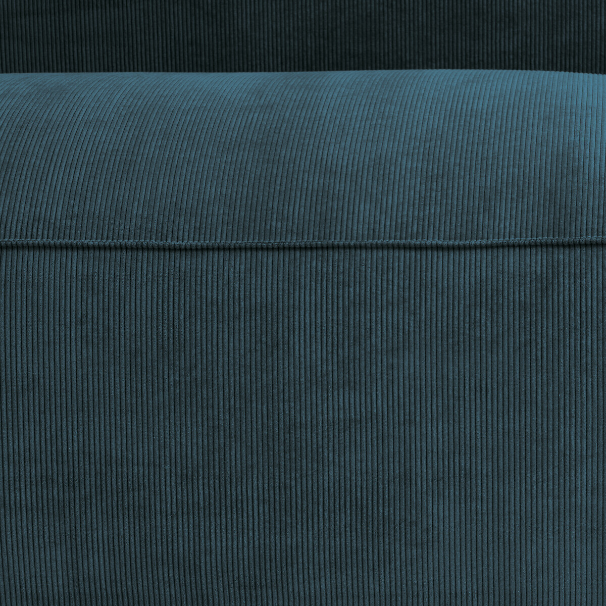 Elément banquette pour canapé modulable, 2 places, en velours fines côtes, SEVEN bleu, LA REDOUTE INTERIEURS