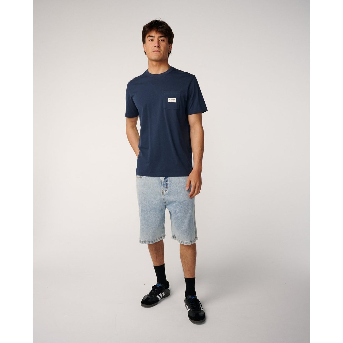 T-shirt relax Pacific Rinse POCKET dark navy, RIP CURL