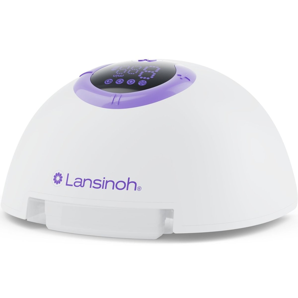 Tire-lait mains libres blanc, violet, LANSINOH