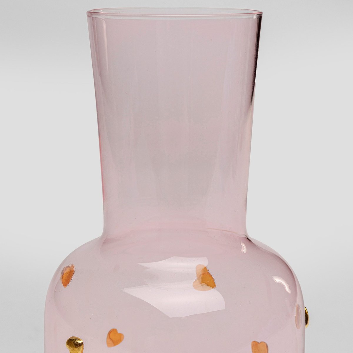 Carafe en verre, PARTY HEARTS rose, KARE DESIGN