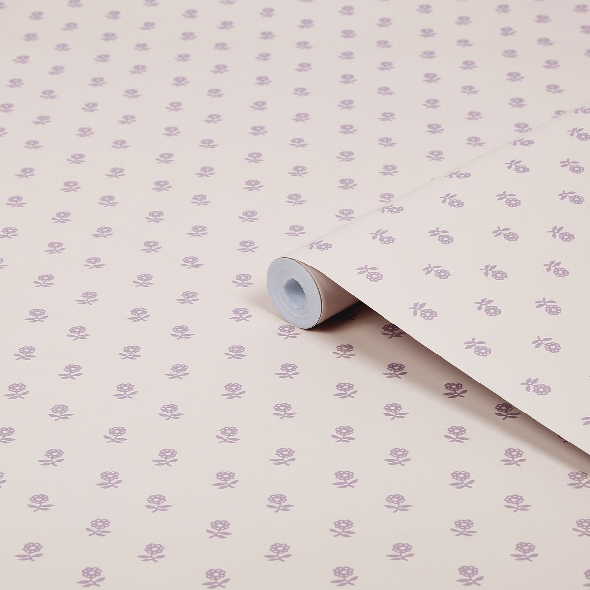 Papier peint Fleur de paquerette Daisy violet, LAURA ASHLEY
