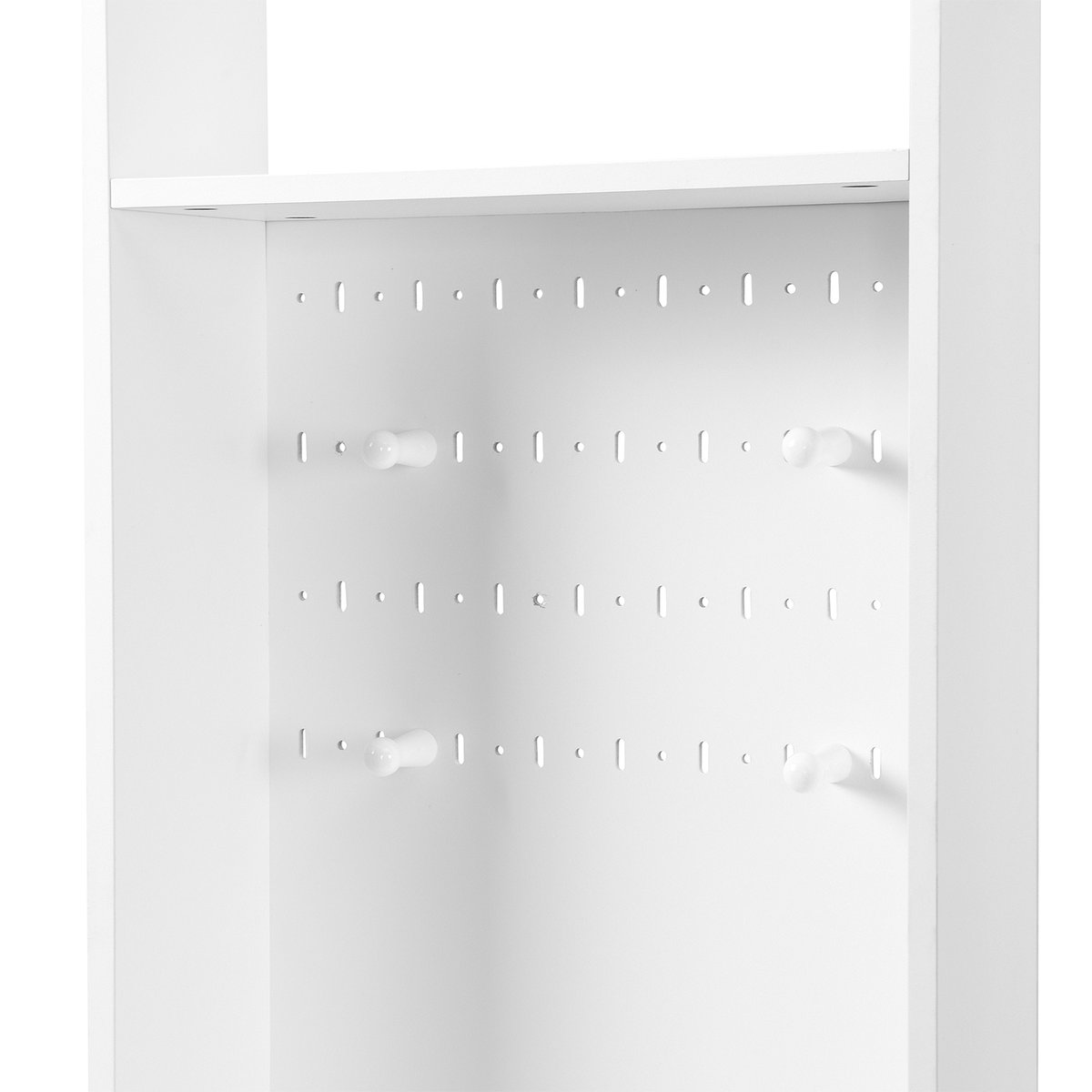 Vestiaire d'entrée avec banc et rangement, PORTER-D blanc, MEUBLES COSY