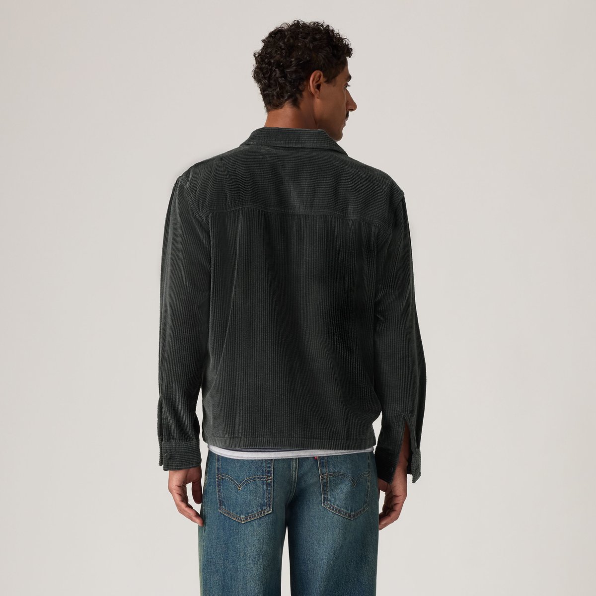 Surchemise Ports Boxy zippée noir - dark phantom, LEVI'S