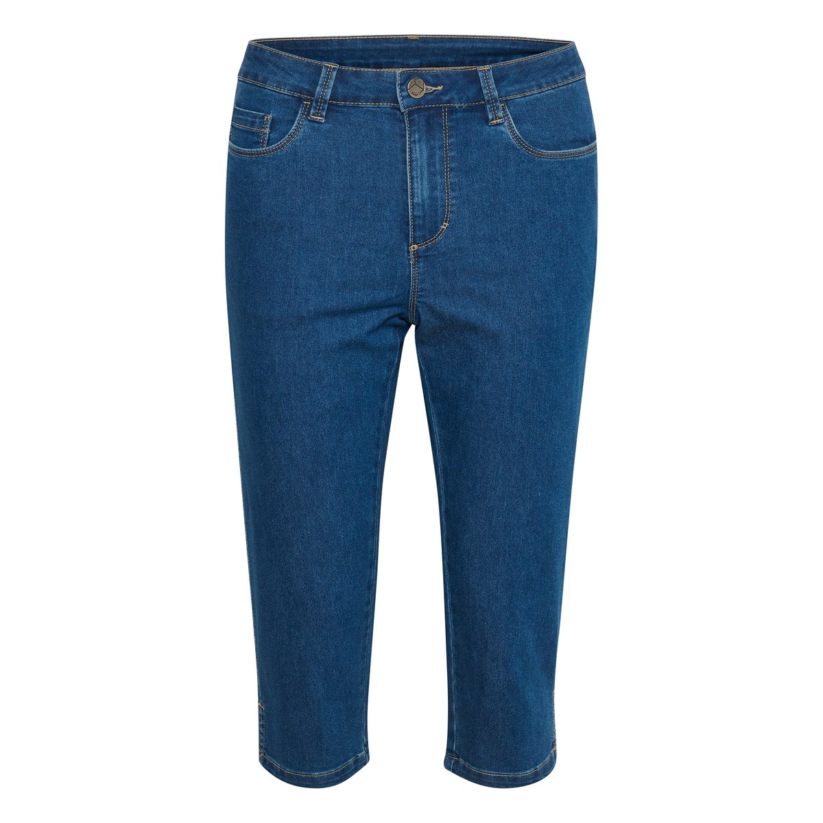 Jeans bleu medium blue washed denim, KAFFE