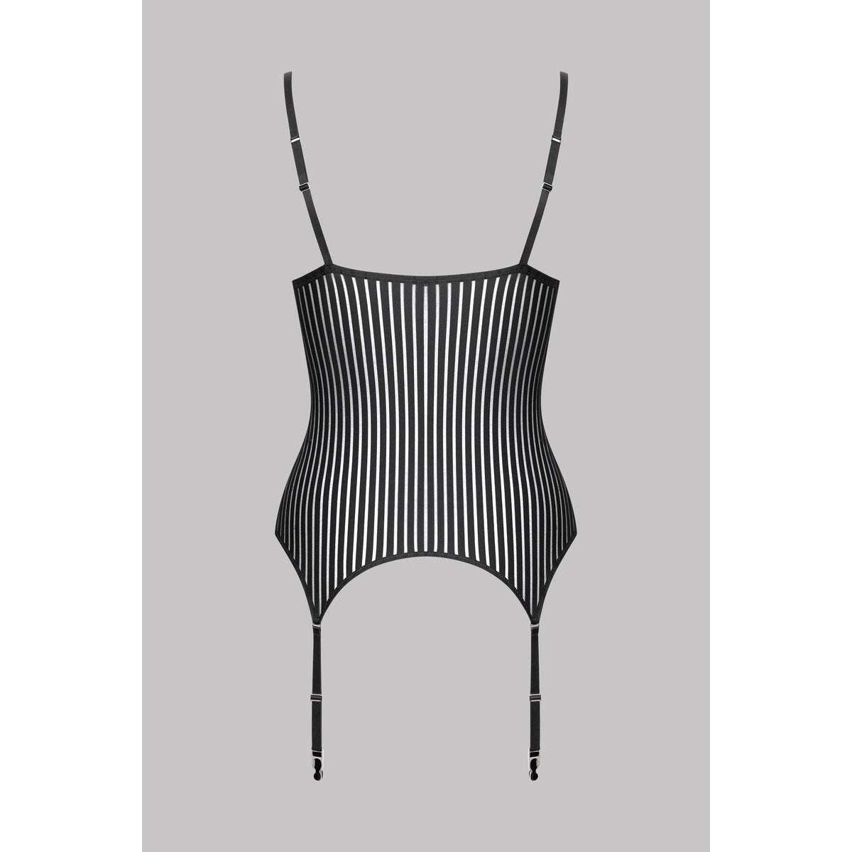 Corset ouvert BANDE À PART noir, MAISON CLOSE