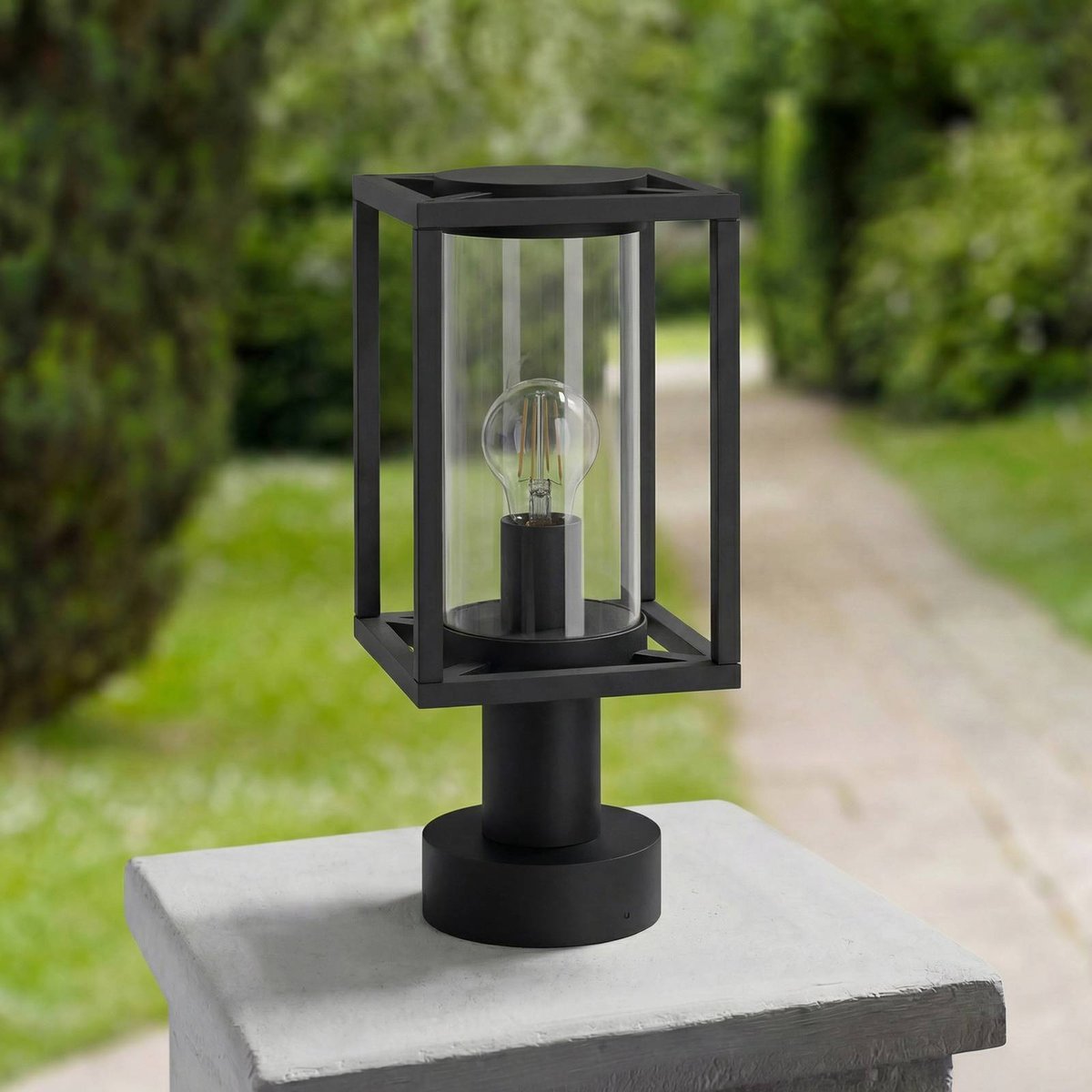 Luminaire extérieur en aluminium moderne anthracite, LUCANDE