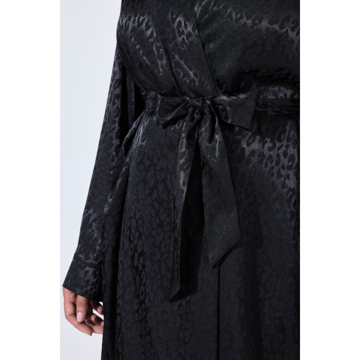 Kimono TruYou, coupe longue noir, ULLA POPKEN