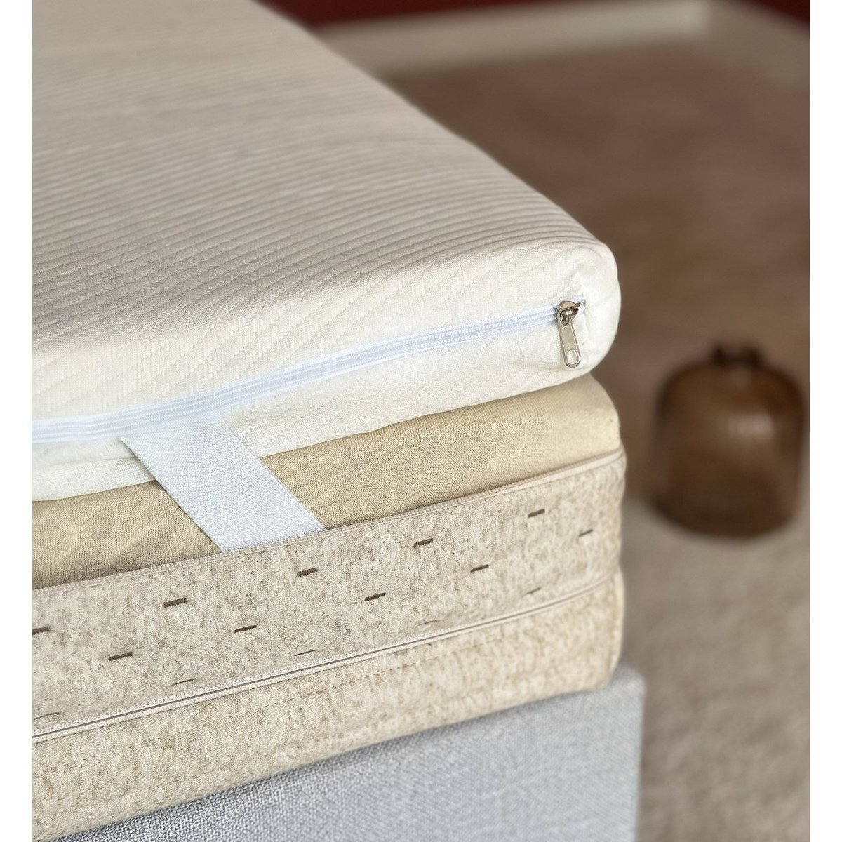 Matelas Adulte Chanvrenatura® Vario blanc, KADOLIS