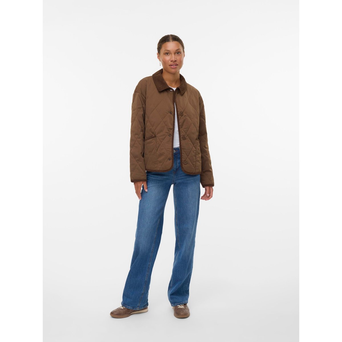 Veste Matelassée dark earth, VERO MODA