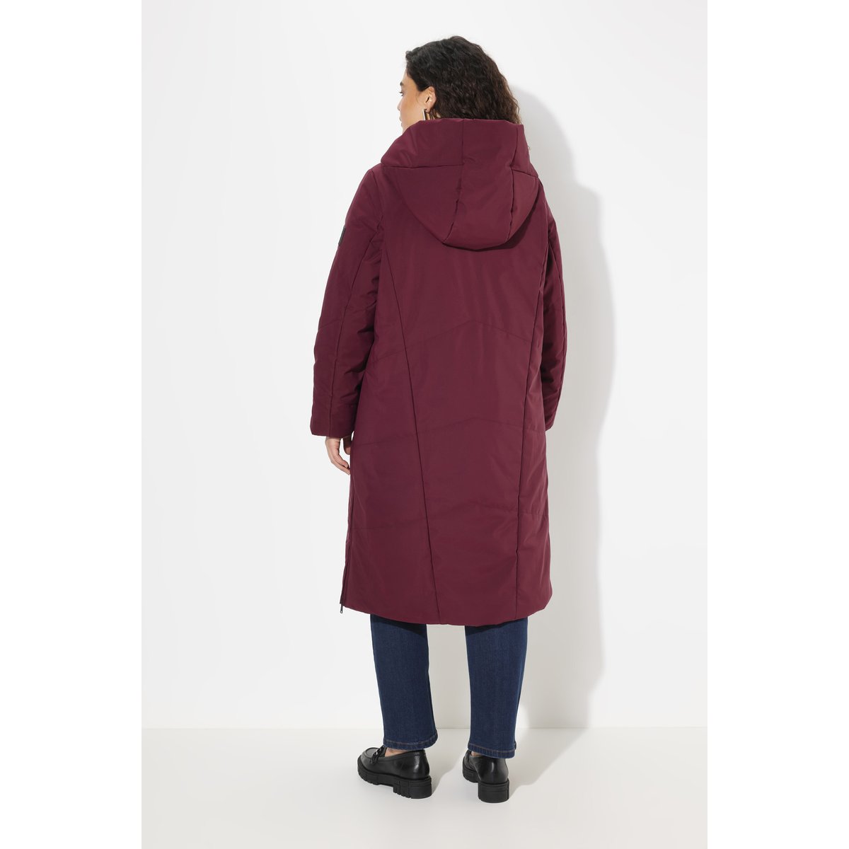 Doudoune HYPRAR à col montant et fermeture aubergine, ULLA POPKEN