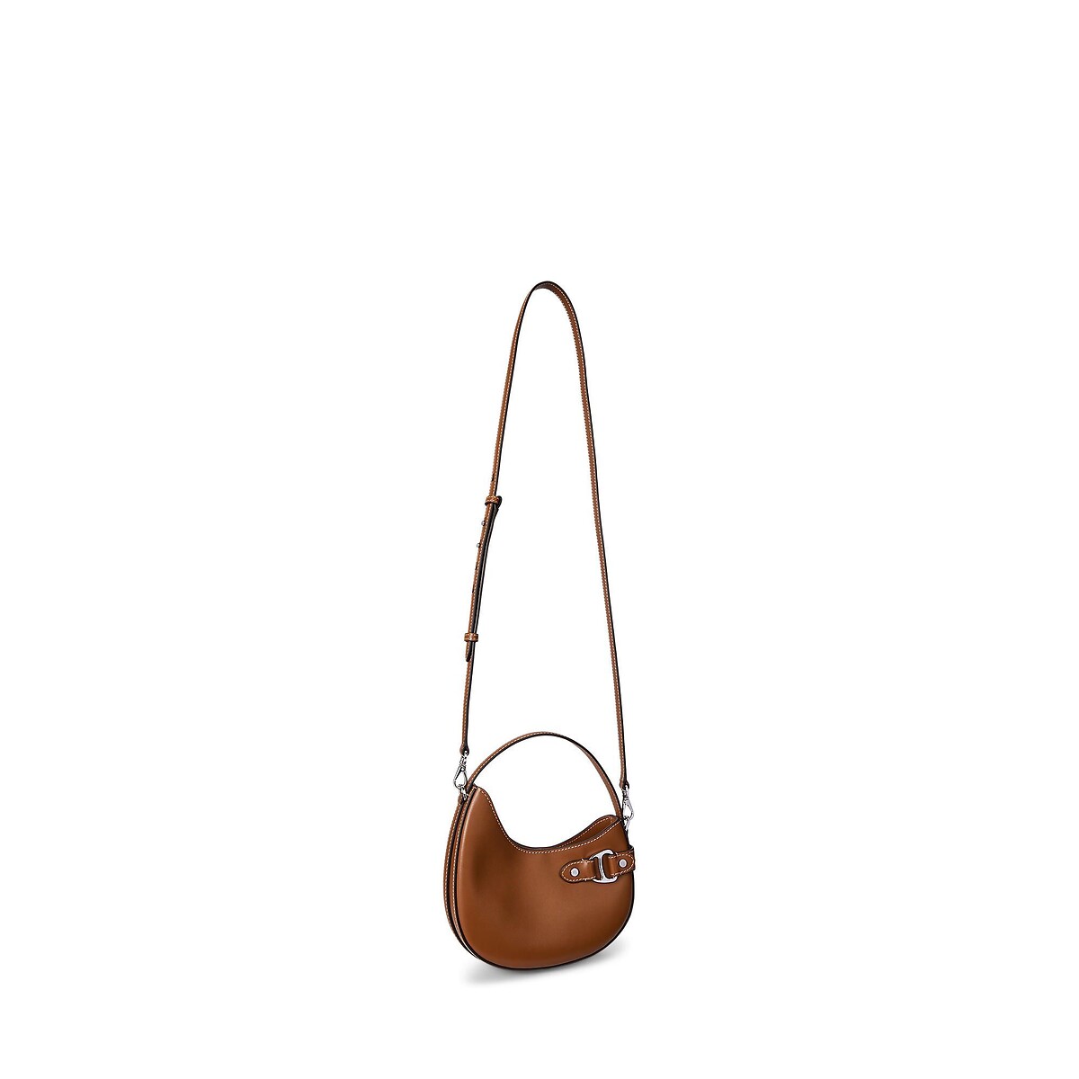 Sac en cuir porté épaule, à bandoulière, TASHA camel, LAUREN RALPH LAUREN