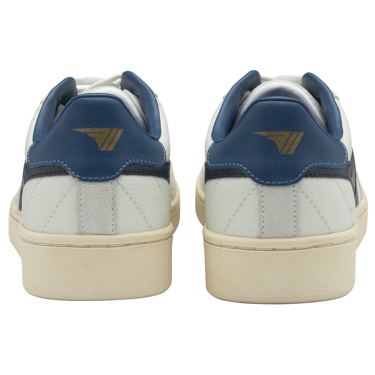 Baskets Contact Leather blanc/bleu marine, GOLA