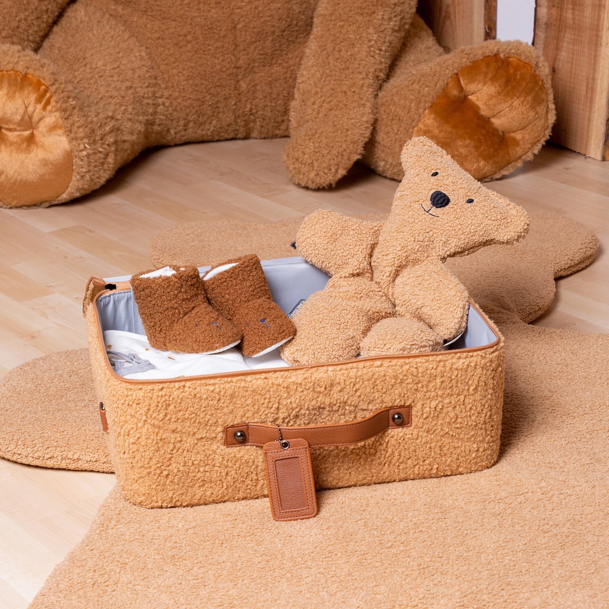 Doudou teddy teddy marron, CHILDHOME