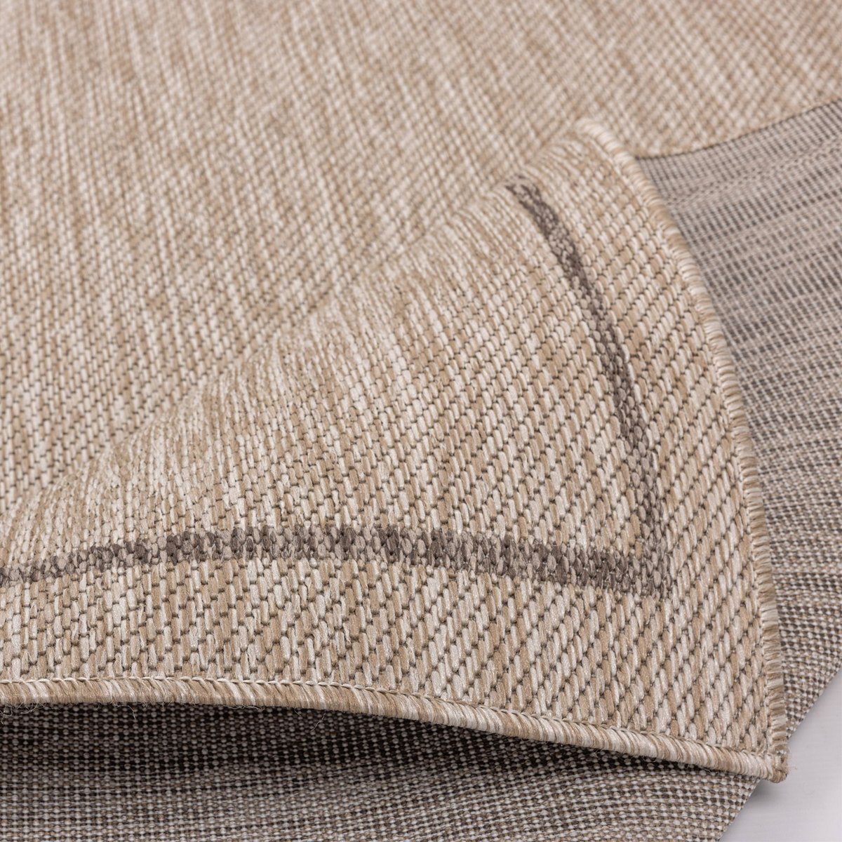 Tapis d'été pour l'intérieur et l'extérieur - NORDSEE BEACH crème, THEKO