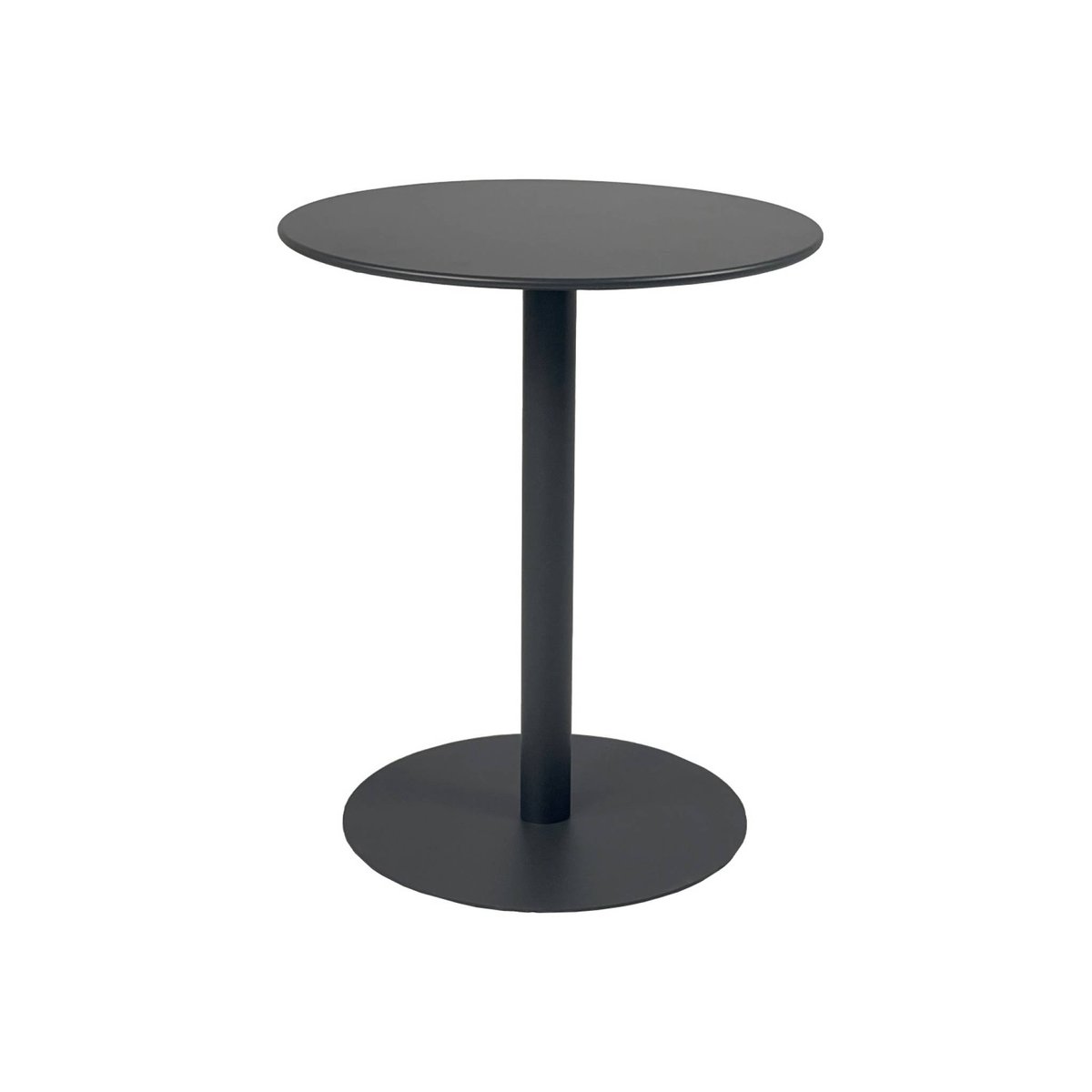 Table de jardin bistrot ronde acier 2 places intérieur/extérieur OREA anthracite, SWEEEK