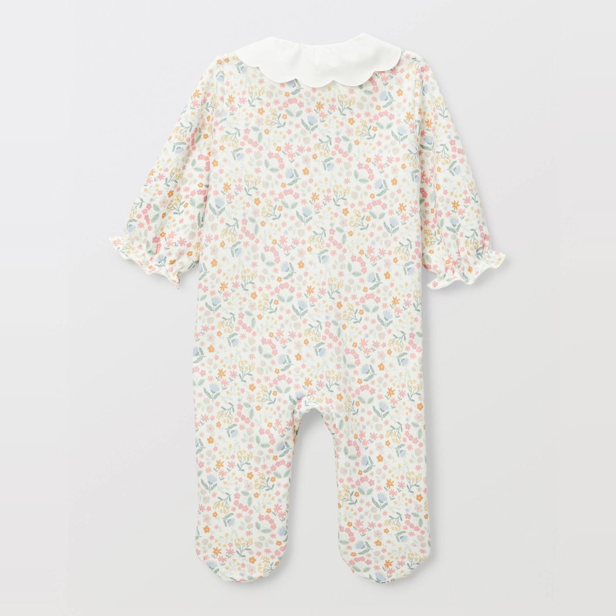 Dors-bien imprimé en molleton en coton BIO GOTS ecru, BOUT'CHOU