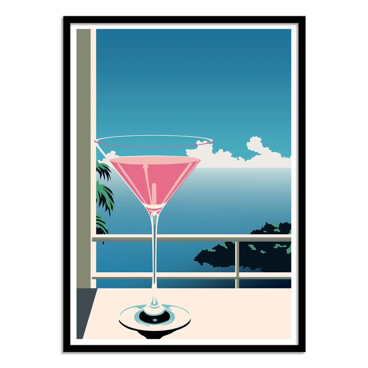 Affiche d'art - Terraza Martini - Vistas Studio couleur unique, WALL EDITIONS